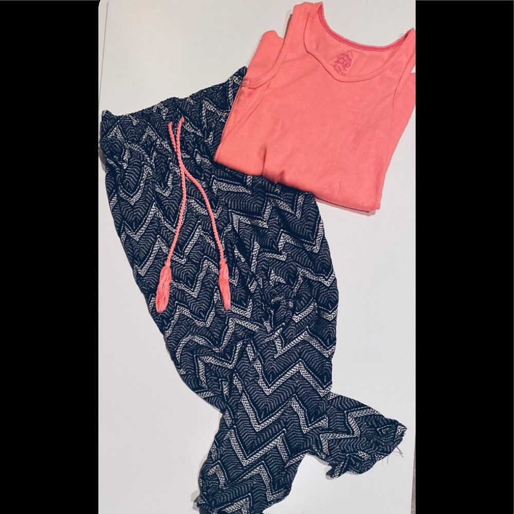 Girls pants and tank size 10-12